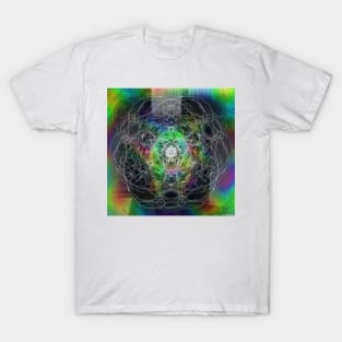 Psyche - Psychedelic Digital Abstract T-Shirt